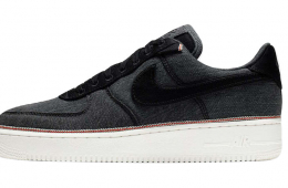 3×1 x Nike Air Force 1 Low Black Denim
