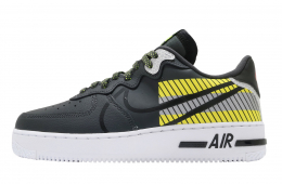 3M x Nike Air Force 1 React LX Anthracite Volt