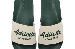 Adidas Adilette Shower Wonder White / Collegiate Green