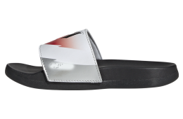 Adidas Adilette Slide White / Black / Lucid Red