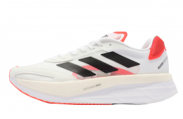 Adidas AdiZero Boston 10 Cloud White Solar Red