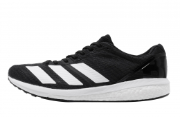 Adidas Adizero Boston 8 Core Black Cloud White Grey Six