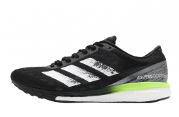 Adidas Adizero Boston 9 Core Black Cloud White Solar Yellow