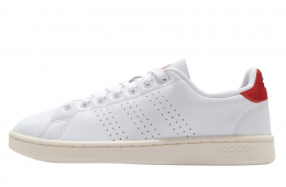 Adidas Advantage Cloud White Vivid Red