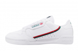 Adidas Continental 80 Footwear White Collegiate Green Scarlet