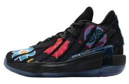Adidas Dame 7 Core Black Semi Solar Pink