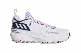 Adidas Dame 7 EXTPLY White Red Blue