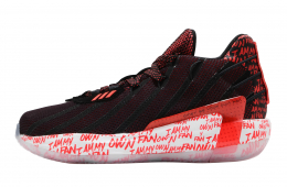 Adidas Dame 7 GCA Core Black Solar Red
