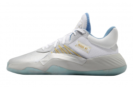Adidas DON Issue 1 Light Blue Gold Metallic