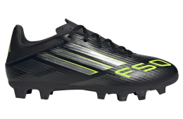 Adidas F50 Club FG/MG Core Black / Iron Metallic