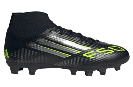 Adidas F50 Club Mid FG/MG Core Black / Iron Metallic