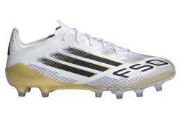 Adidas F50 Elite AG Cloud White / Core Black / Gold Metallic