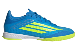 Adidas F50 League Indoor Soccer Lucid Ray Blue / Team Solar Yellow 2