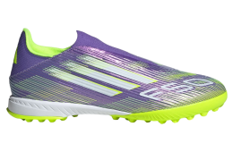 Adidas F50 League Laceless Turf Purple Rush / Cloud White