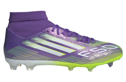 Adidas F50 League Mid FG/MG Purple Rush / Cloud White