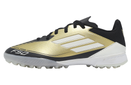 Adidas F50 League TF J Messi GS Gold Metallic / Cloud White