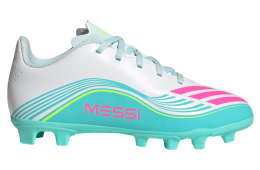 Adidas F50 Messi Club FG / Multi Ground GS Cloud White / Lucid Pink
