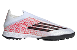 Adidas F50 Pro Lamine Yamal Laceless Turf Football Cloud White / Core Black