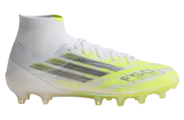 Adidas F50 Sparkfusion Elite Mid Cut FG / Artificial Ground WMNS Cloud White / Iron Metallic