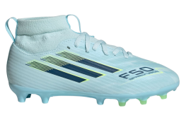 Adidas F50 Sparkfusion League Mid Cut FG / Artificial Ground GS Almost Blue / Dusky Petrol