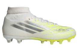 Adidas F50 Sparkfusion League Mid Cut FG / Artificial Ground WMNS Cloud White / Iron Metallic