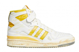 Adidas Forum 84 High Aged White Yellow