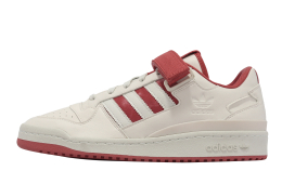 Adidas Forum Low Chalk White Crew Red
