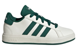 Adidas Grand Court Lifestyle Lace-Up GS Off White / Collegiate Green