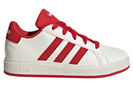 Adidas Grand Court Lifestyle Lace-Up GS Off White / Collegiate Red