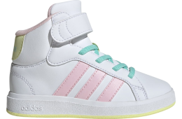Adidas Grand Court Mid GS Cloud White / Clear Pink