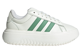 Adidas Grand Court Platform WMNS Off White / Preloved Green