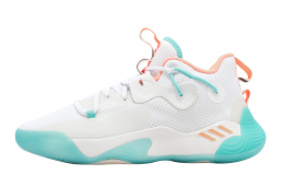 Adidas Harden Stepback 3 Footwear White Beam Orange