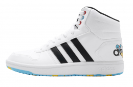Adidas Hoops Mid 2.0 GS Cloud White Core Black Scarlet