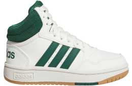 Adidas Hoops Mid GS Core White / Collegiate Green