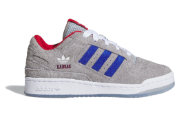 Adidas Kansas Jayhawks Forum Low CL Collegiate Royal / Cloud White