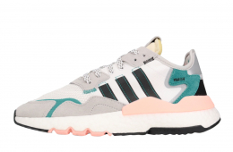 Adidas Nite Jogger Footwear White Core Black Hi Res Aqua