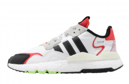 Adidas Nite Jogger Footwear White Core Black Hi Res Red