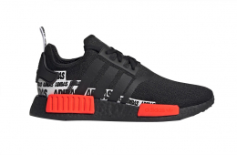 Adidas NMD R1 Banner Core Black Solar Red
