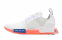Adidas NMD R1 Cloud White Orange Blue
