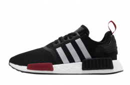 Adidas NMD R1 Core Black White Red