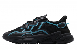 Adidas Ozweego Core Black Bright Cyan