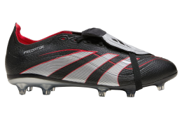 Adidas Predator League Bsr Fold-Over Tongue FG/MG Core Black / Silver Metallic