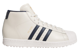 Adidas Pro Model Midcut Spikeless Chalk White / Night Indigo