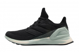 Adidas RapidaRun GS Core Black Ash Green