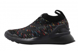 Adidas RapidaRun Laceless Knit GS Core Black Shock Cyan Active Red