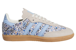 Adidas Samba OG x Liberty London GS Blue / Off White