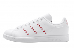 stan smith cloud white lush red