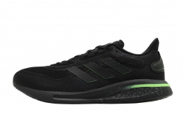 Adidas Supernova Core Black Signal Green