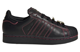 Adidas Superstar Core Black / Gold / Red