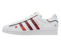 Adidas Superstar Footwear White Gold Metallic